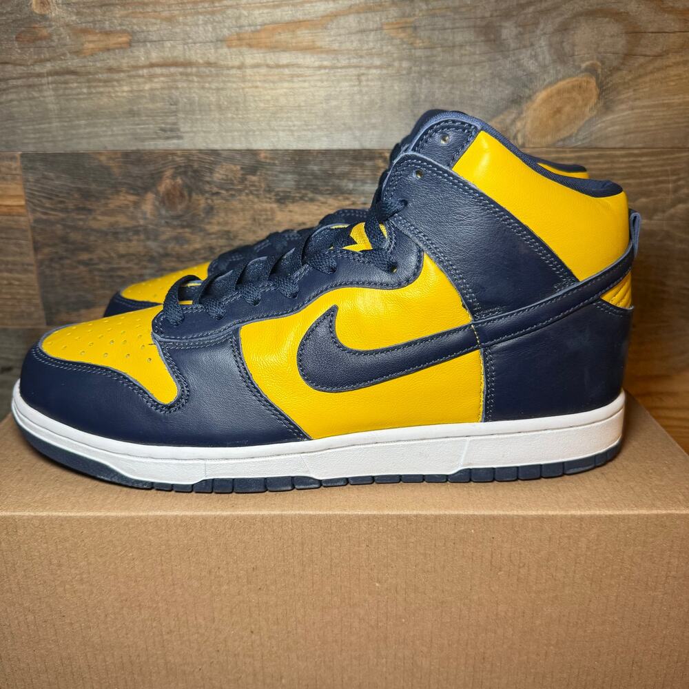 Nike Dunk High Michigan Sneakers - Men's Size 11.5